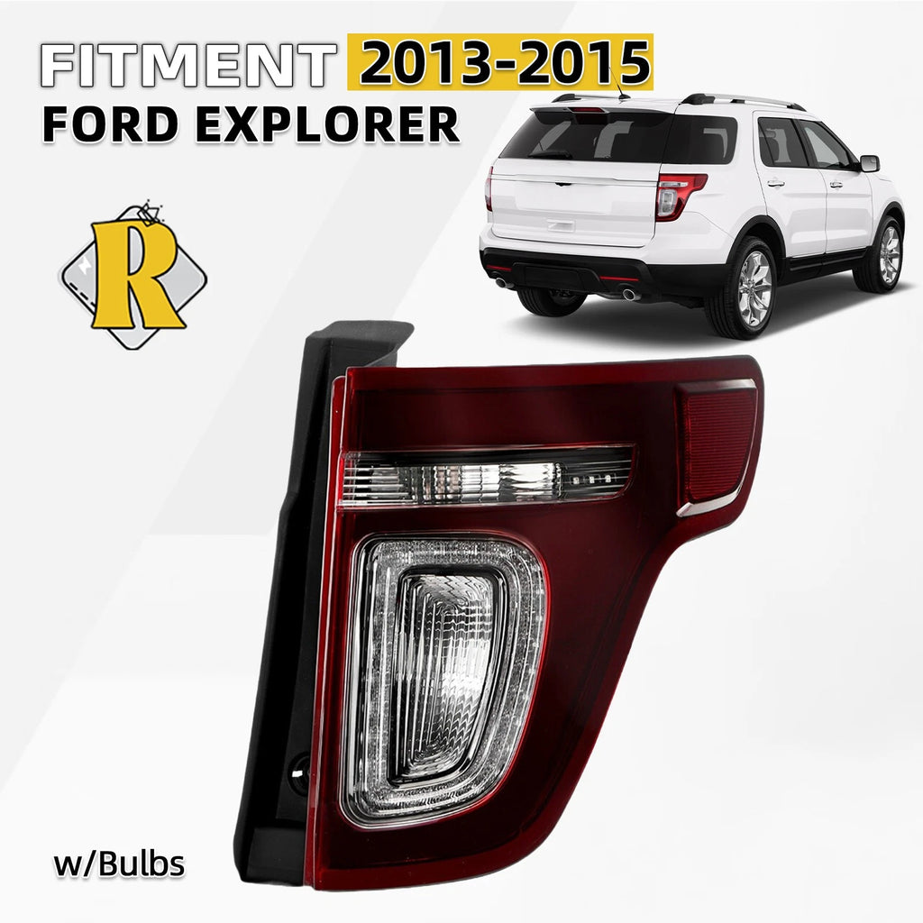 Tail Light for Ford Explorer Sport Package (2013–2015) w/Bulbs, Passenger Side