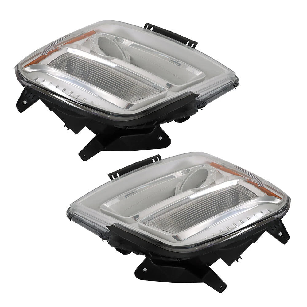 Headlight Pair Projector for GMC Terrain (2016-2017) Clear