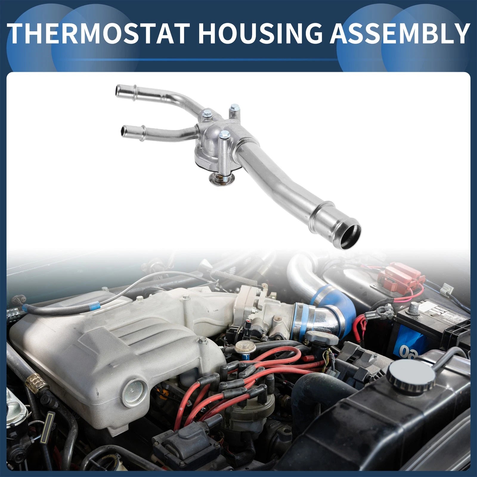 Engine Coolant Thermostat Housing Assembly for Chevrolet Traverse (2009–2017)