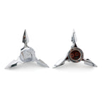 Chrome Spun Blade Front Axle Cap Nut Cover for Harley Softail Touring