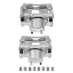 Pair Front Disc Brake Caliper w/Bracket for Jeep Wrangler (2007–2017) 18-B5044