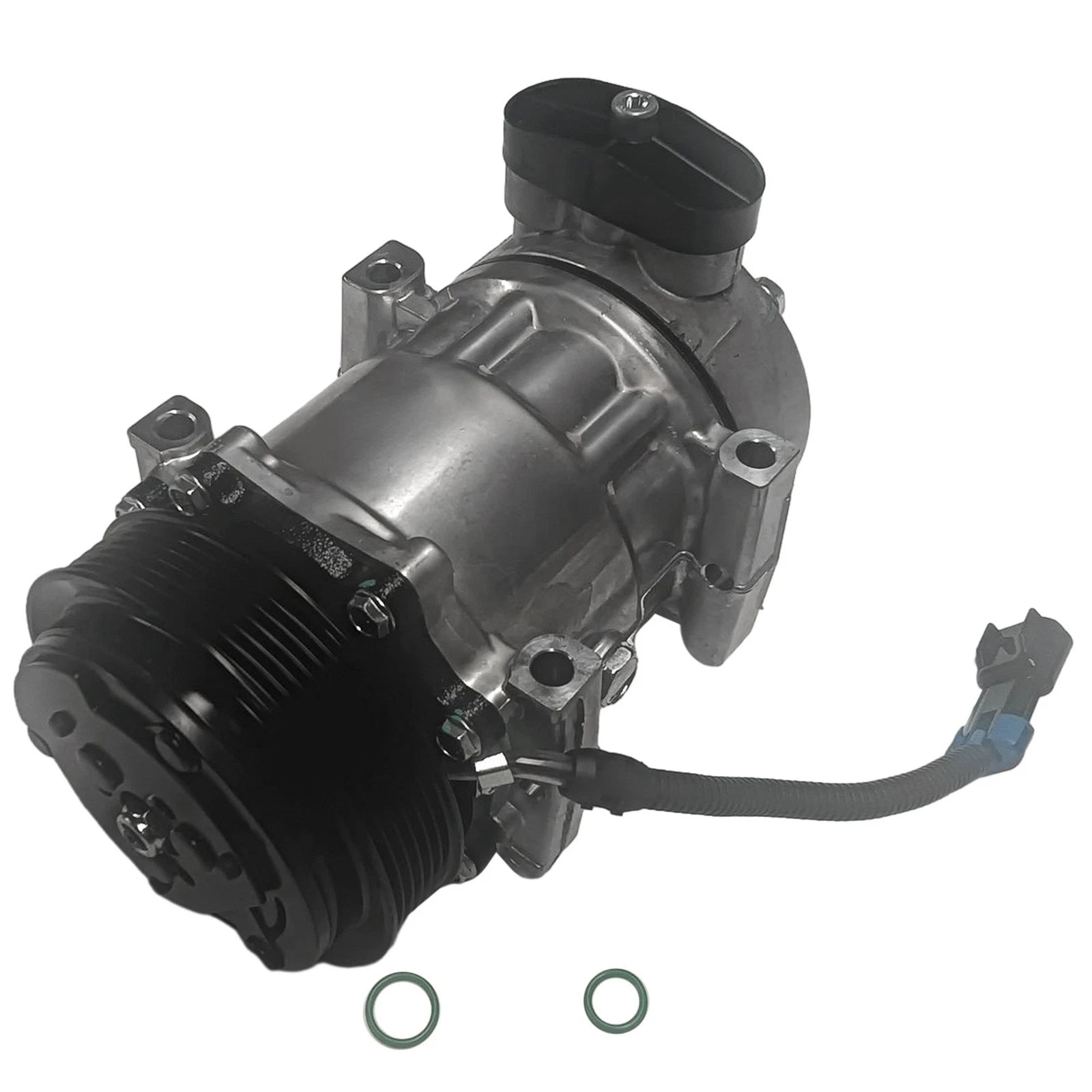 AC Compressor with 6-Groove Pulley for Peterbilt 379, 387 (2003–2005)