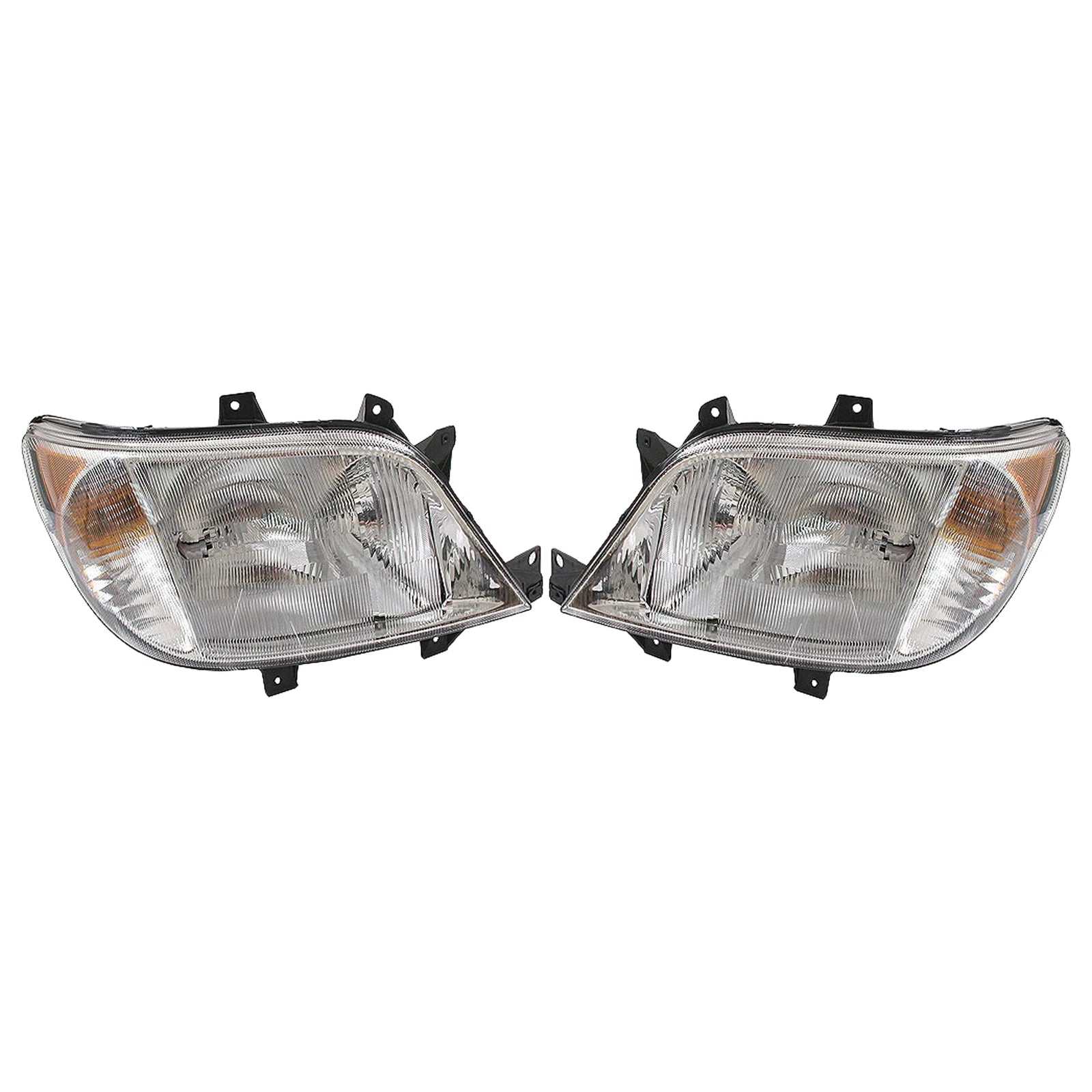 Set of 2 Hella Halogen Headlights for Dodge Sprinter 2500 3500 (2003–2006)