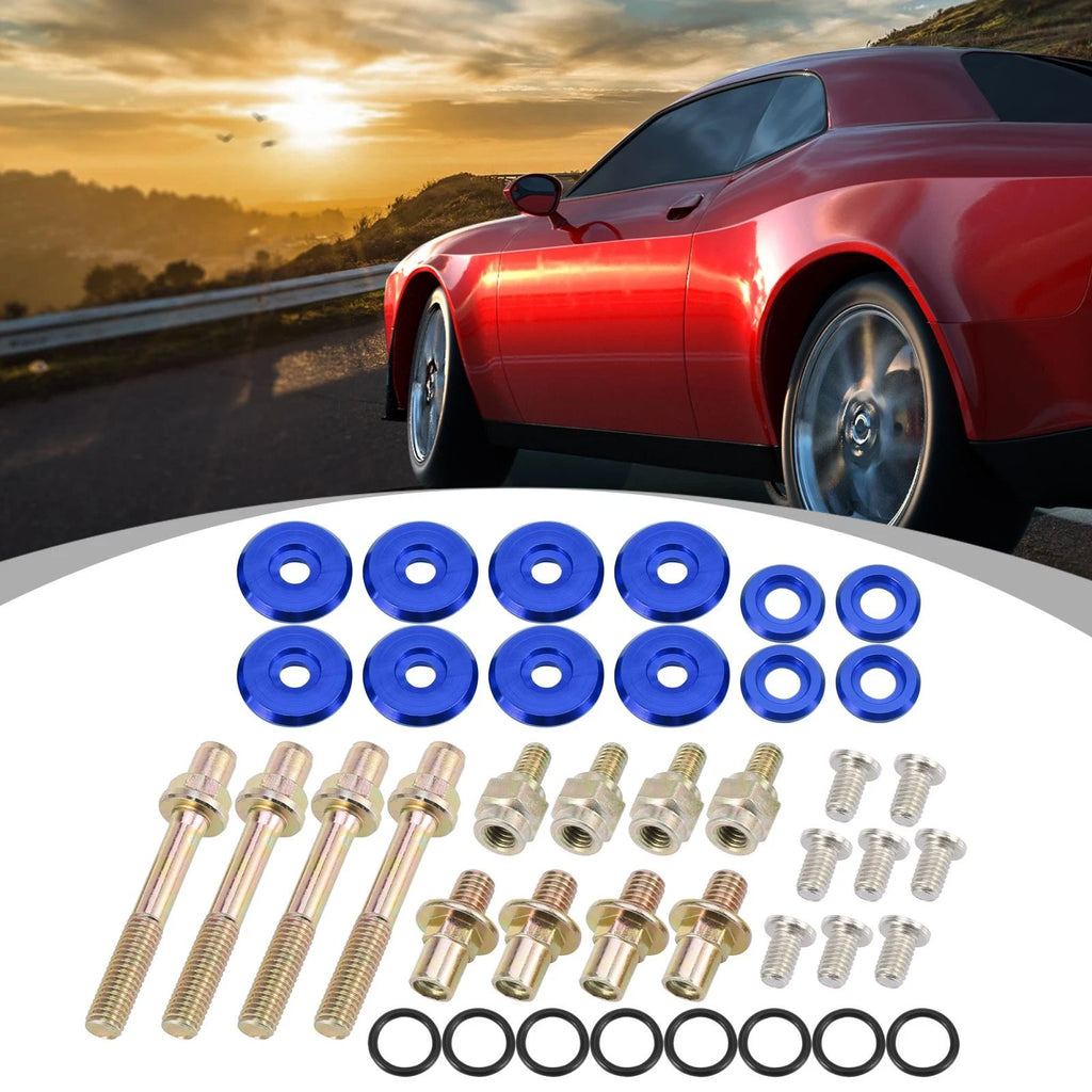 Engine Valve Cover Washer Bolt Kit Blue for Honda B-Series (B16A2, B16A3, B17A1)