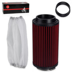 Air Filter Kit w/ Prefilter Sleeve for Polaris Hawkeye 325 400 (2003–2007)