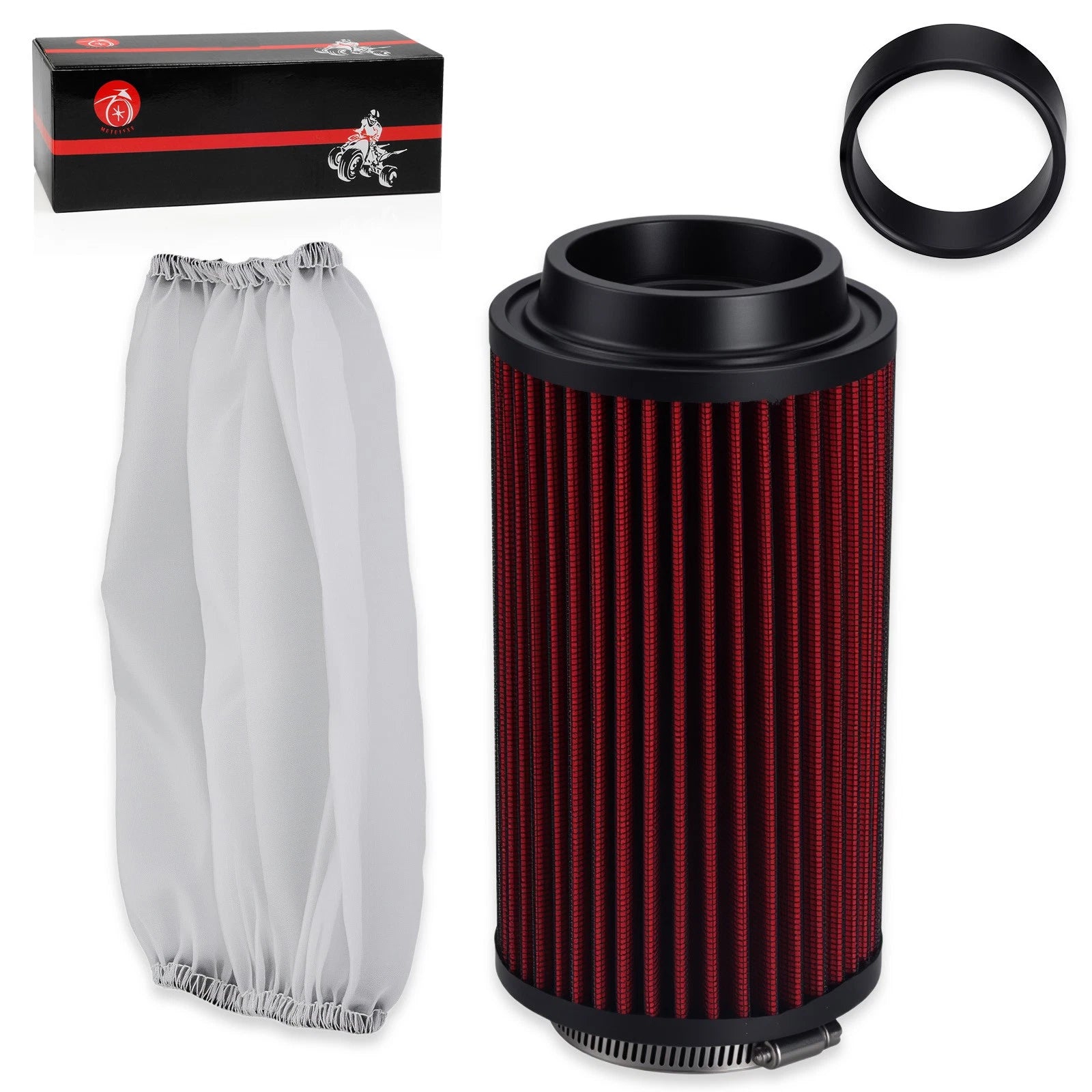 Air Filter Kit w/ Prefilter Sleeve for Polaris Hawkeye 325 400 (2003–2007)