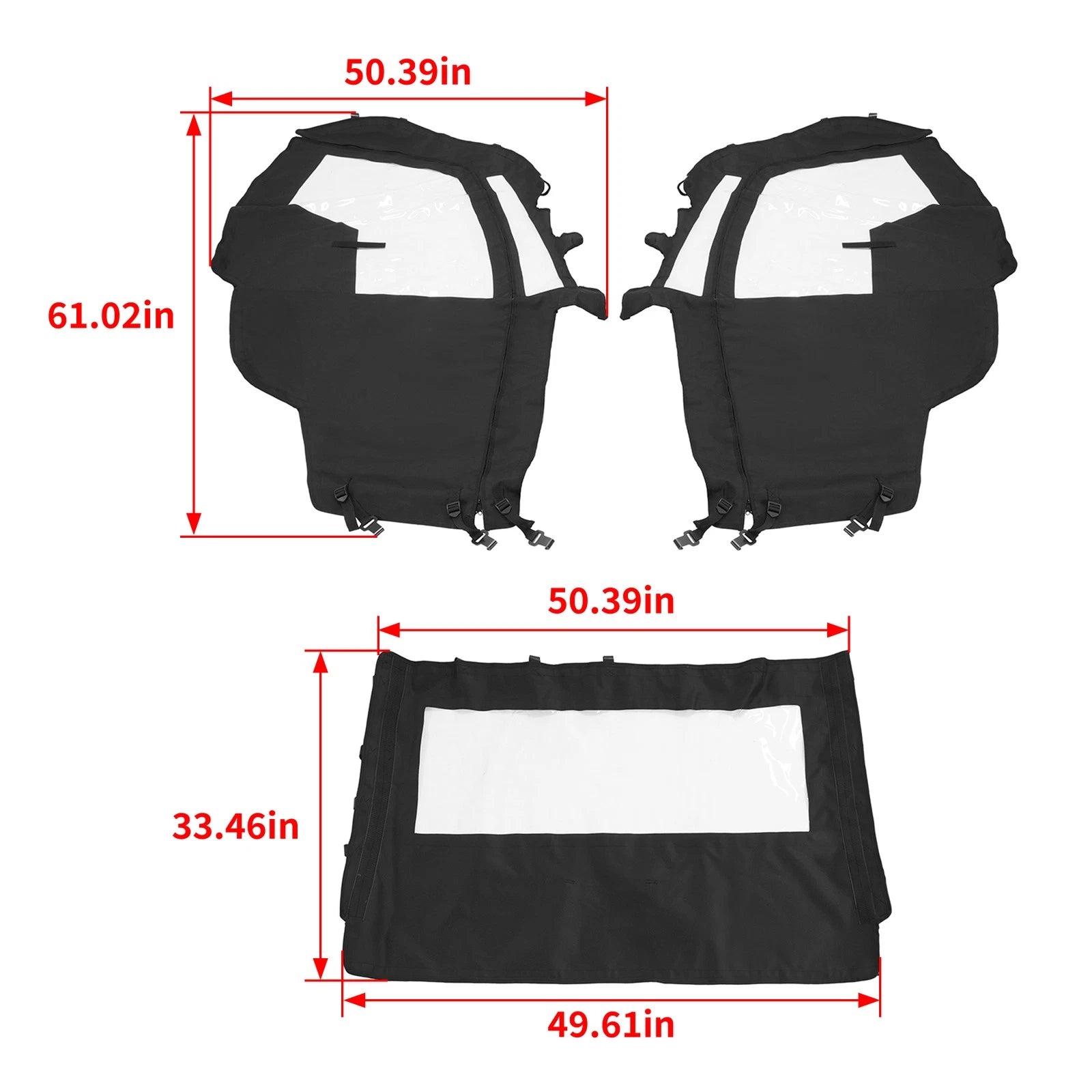 Full Door Enclosure for UTV T-Boss 550 750 560 760 (2016–2023)