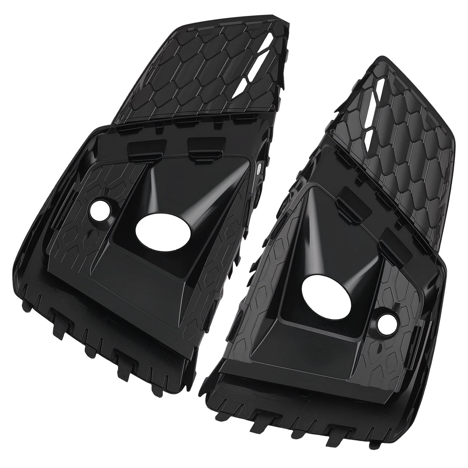 Pair Front Bumper Fog Light Grille for Audi S5 Sportback (2020-2022)