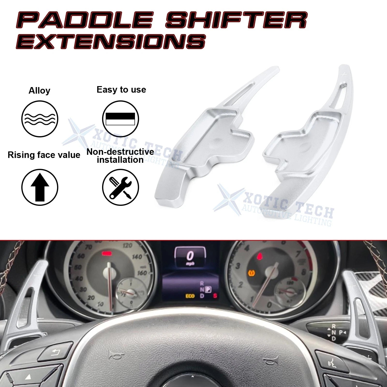 Paddle Shifter Extension for Mercedes-Benz A C GLA CLA GL (2015-2023)