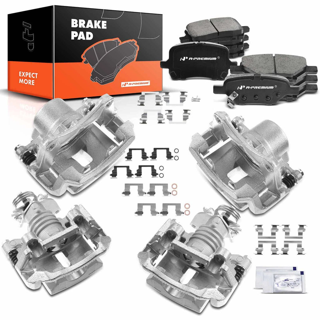 Ceramic Brake Pad & Caliper Kit for Chevy Cobalt Pontiac (2010–2011)
