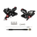 CNC Aluminum Rearsets Footpegs for Kawasaki Z900 (2021–2022)