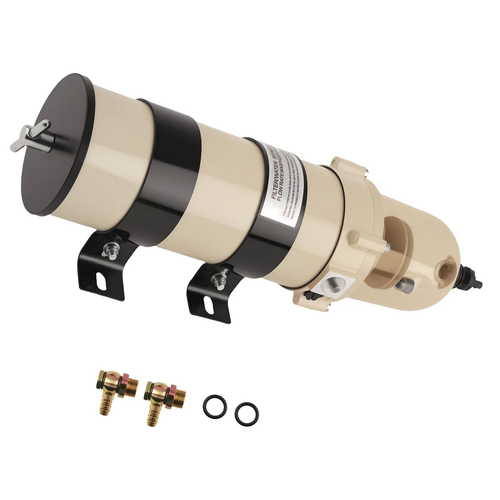 Marine Fuel Water Separator Filter System 1000FH for Truck RV (CS10965)