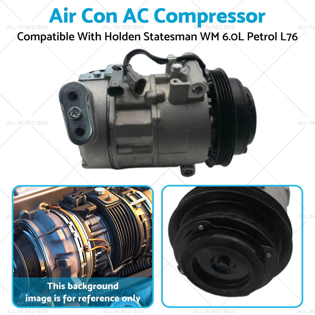 AC Compressor for Holden Statesman WM 6.0L Petrol L76 (2006–2013)