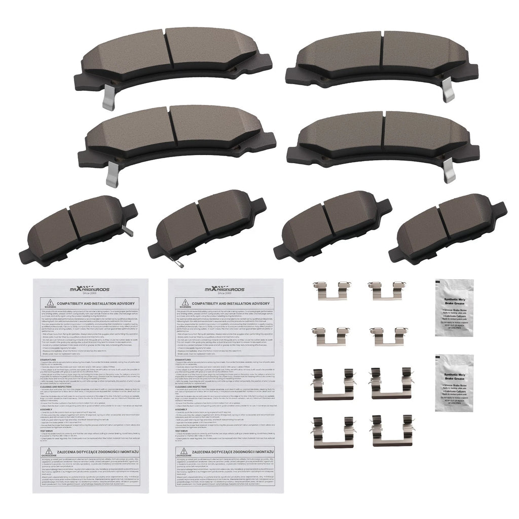 Ceramic Brake Pads Kit for Chevrolet Impala Limited (2014–2016)