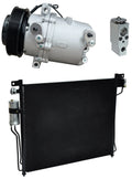 AC Compressor Kit With Condenser Replacement for Nissan Frontier 2.5L (2013–2013)