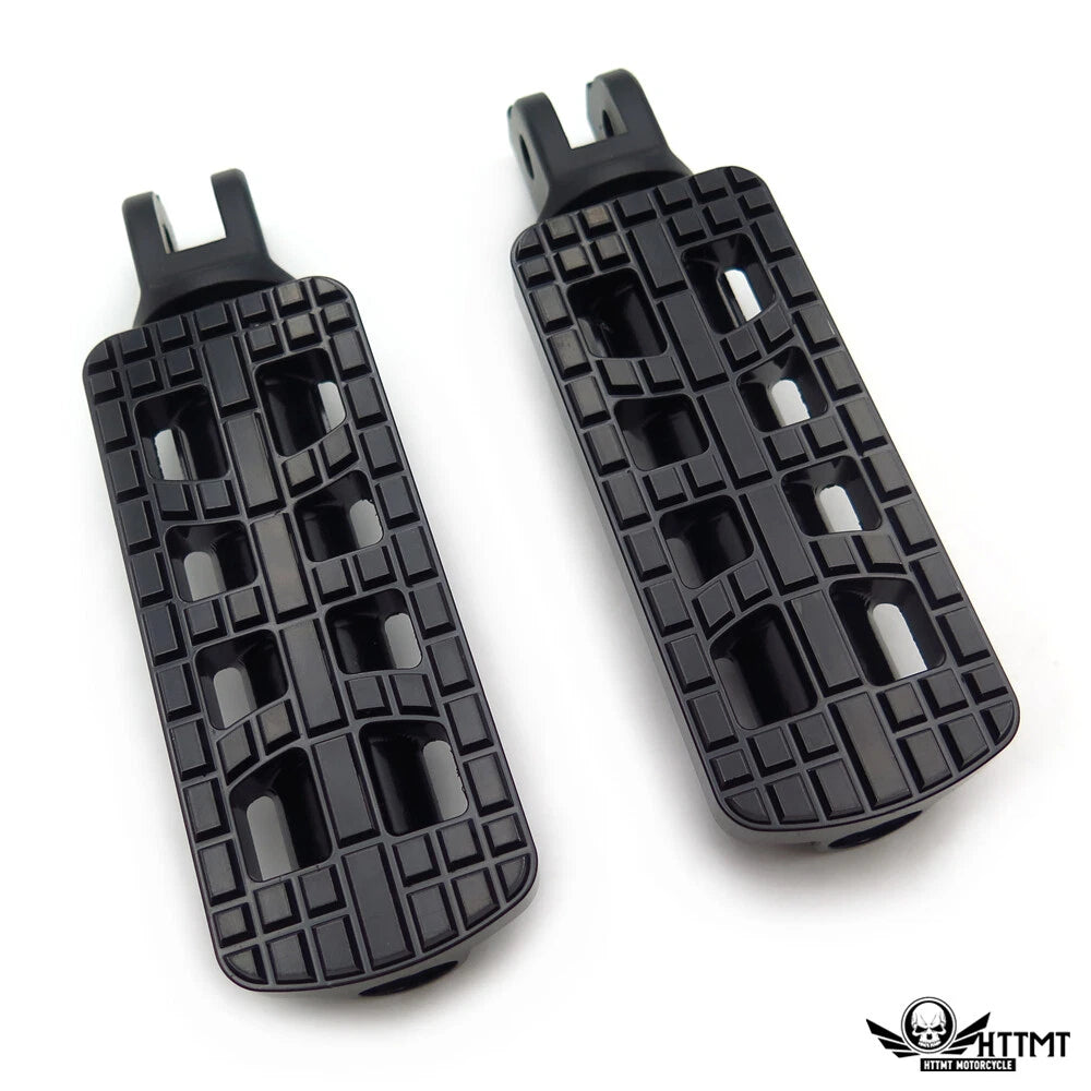 CNC Rider Footpegs for Harley Breakout FXBR (2018–2019) - Black, Raised Knubs