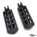 CNC Rider Footpegs for Harley Breakout FXBR (2018–2019) - Black, Raised Knubs