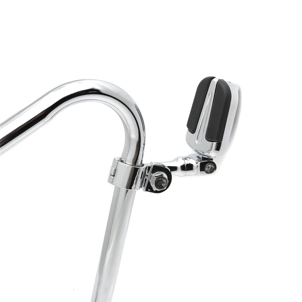 3" Stem Clamp Chrome Slipstream Footpeg 1-1/4" for Yamaha Road Star Warrior (2002)