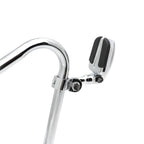 3" Stem Clamp Chrome Slipstream Footpeg 1-1/4" for Yamaha Road Star Warrior (2002)