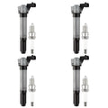 4X Ignition Coils + 4X Iridium Spark Plugs for Fiat 500 (2012–2016) C1815 3144