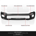Black Steel Front Bumper Face Bar for Ram 2500 3500 (2019–2024)