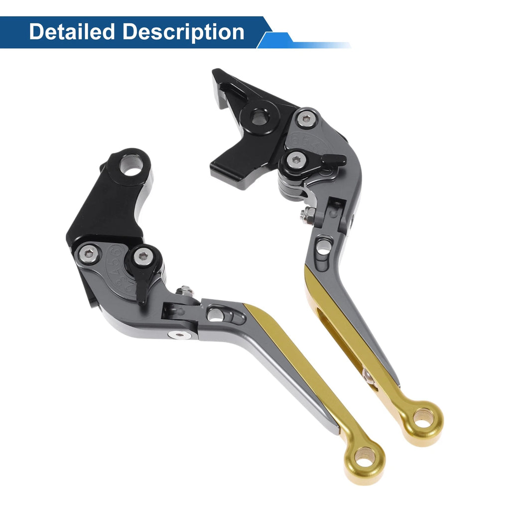 Adjustable Brake Clutch Lever for Honda X11 (1999–2002) Titanium Gold Tone