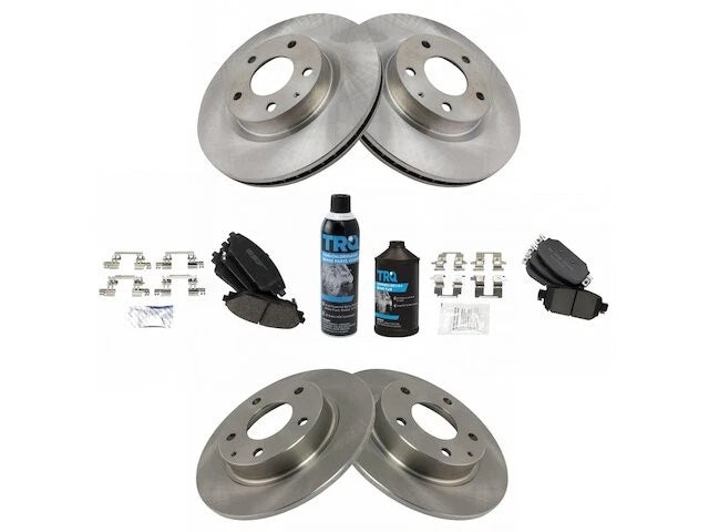 Front and Rear Brake Pad and Rotor Kit for Mazda CX-3 (2019) YB543PT