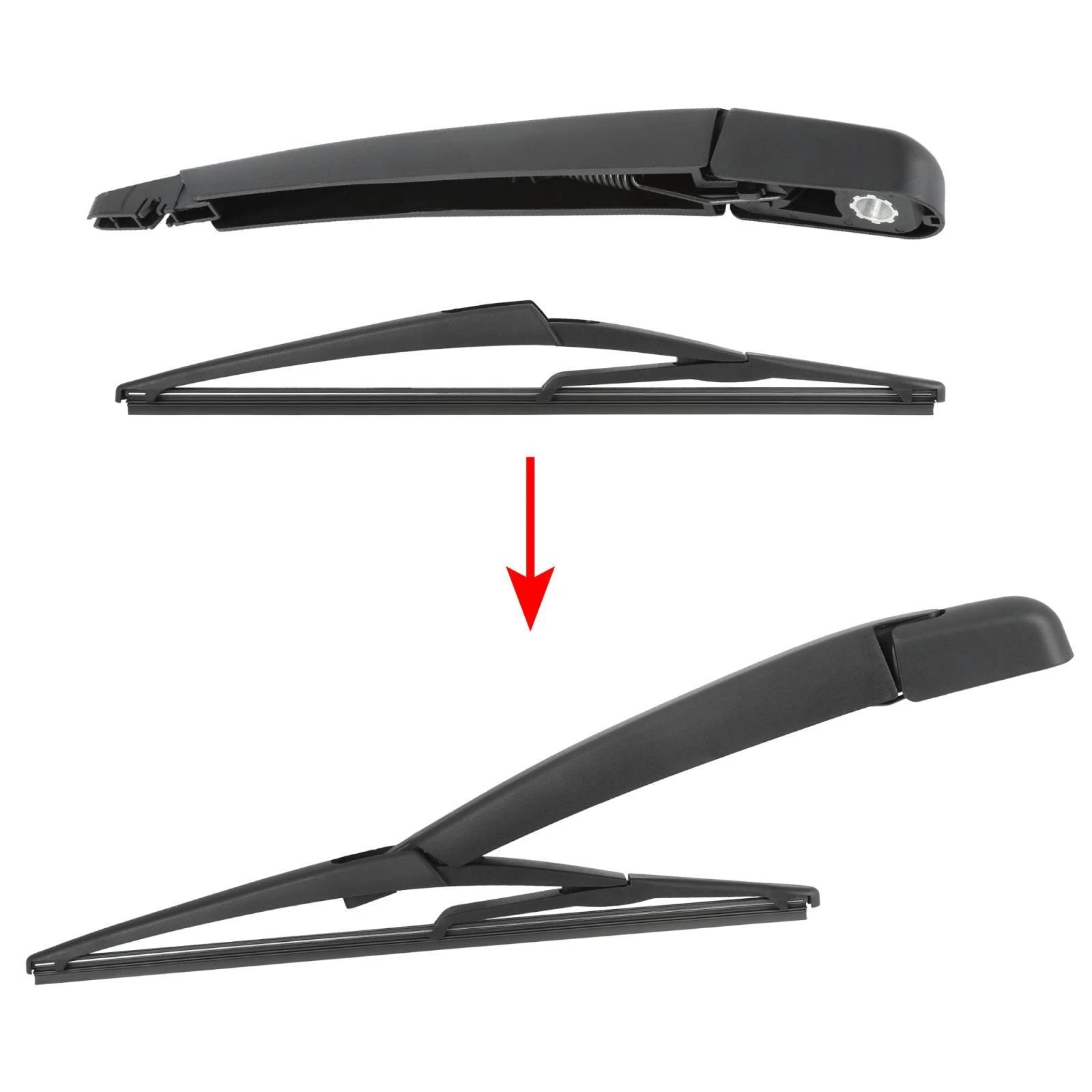 Set of 2 Rear Windshield Wiper Blade Arms for Nissan Juke (2010–2020)