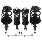 8 Piece Suspension Strut Assembly Sway Bar Link Kit for Accord