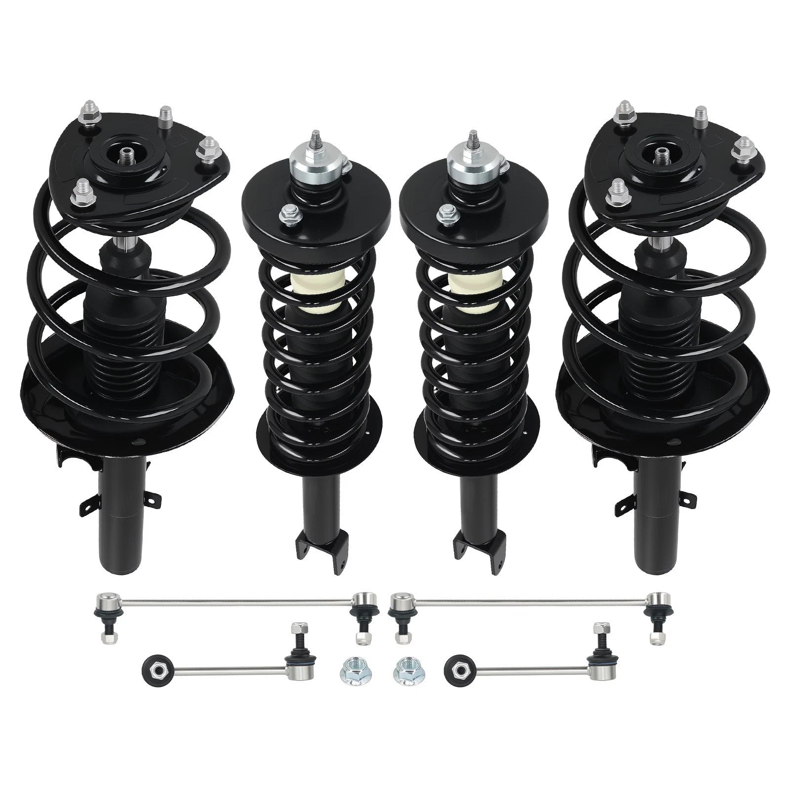 8 Piece Suspension Strut Assembly Sway Bar Link Kit for Accord