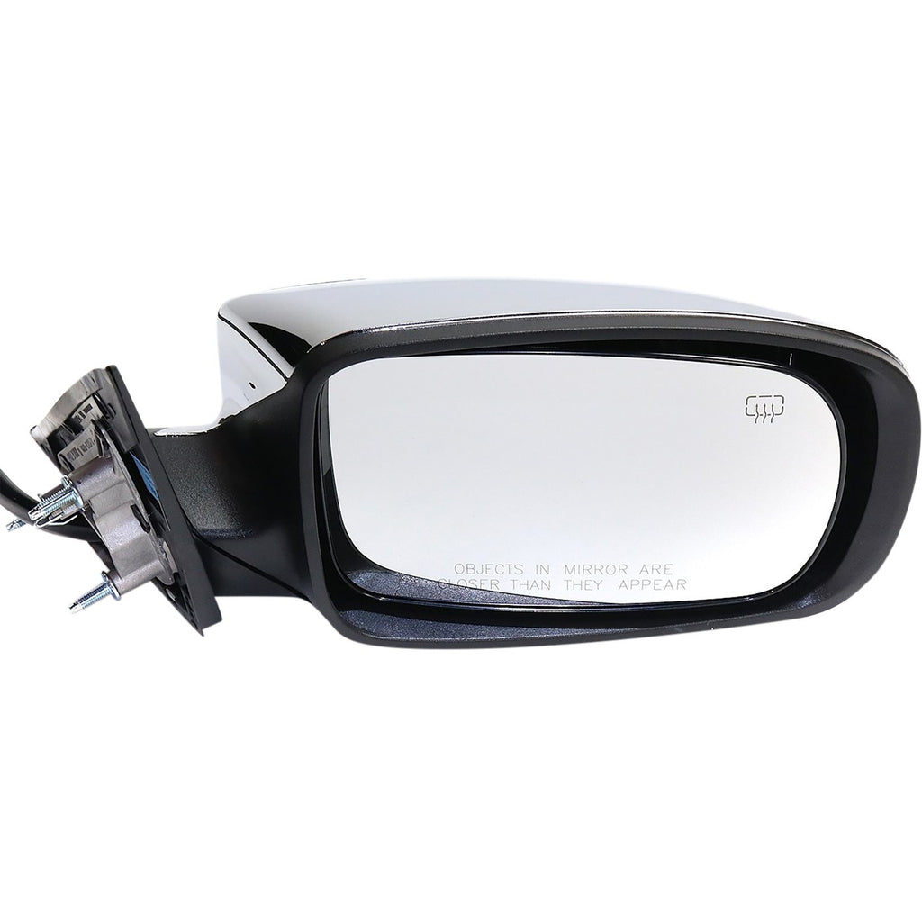 Power Mirror for Chrysler 300 C (2011–2018) Right Manual Fold Chrome Memory