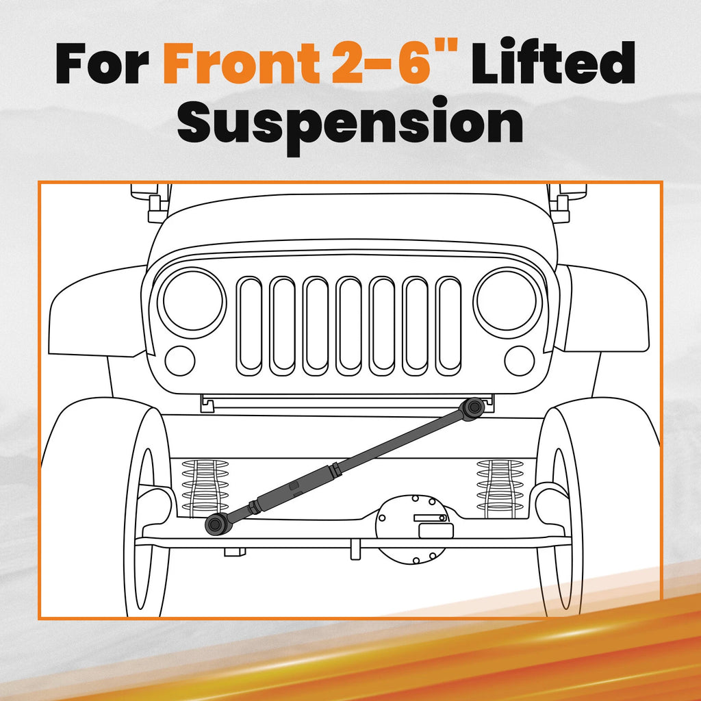 Adjustable Track Bar 2-6" Lift for Ford F-250 F-350 Super Duty (1999–2004)