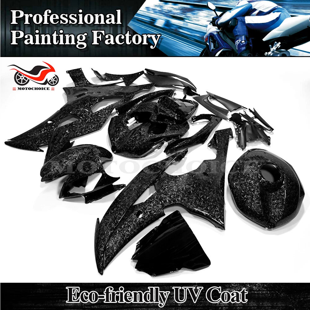 Forged Carbon Fiber Fairing Kit with Tank Cover for Yamaha YZF R6 (2008–2016)