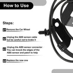 ABS Wheel Speed Sensor Kit for Dodge Caliber 2007-2012 1 x Front Right Sensor