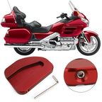 Kickstand Sidestand Extension Plate Pad for Honda GoldWing GL1800 (2010–2017) Red