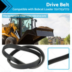 Hydraulic Pump EPDM Drive Belt for Bobcat 430 435 751 753 773 (6672021)