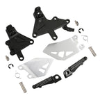 Set of 2 Front Rider Foot Peg Rest Brackets for Kawasaki Ninja ZX10R (2011–2020)