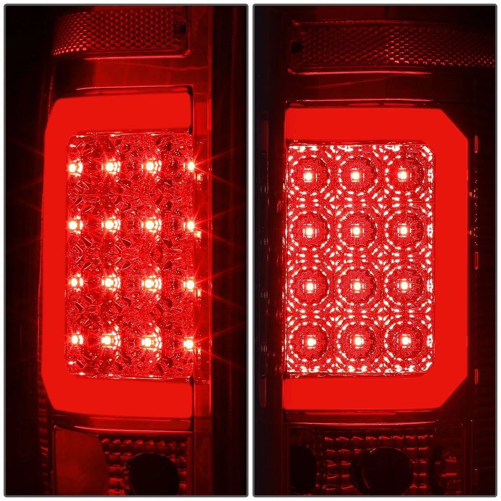 LED C-Shape Tail Brake Light Lamp for Chevy Silverado 1500 2500 (2007–2014)