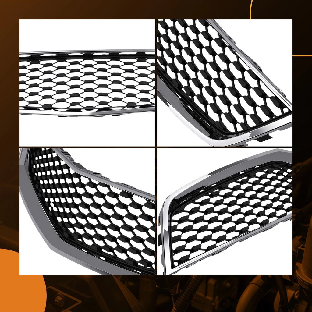 Black Chrome Lower Grille Assembly for Chevrolet Equinox (2010-2015)