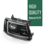 LED DRL Headlights Assembly for Ford F150 Lincoln Mark LT (2004–2008)