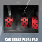 Foot Pedal Pads Gas Brake Clutch Cover Kit for Subaru Impreza Forester 