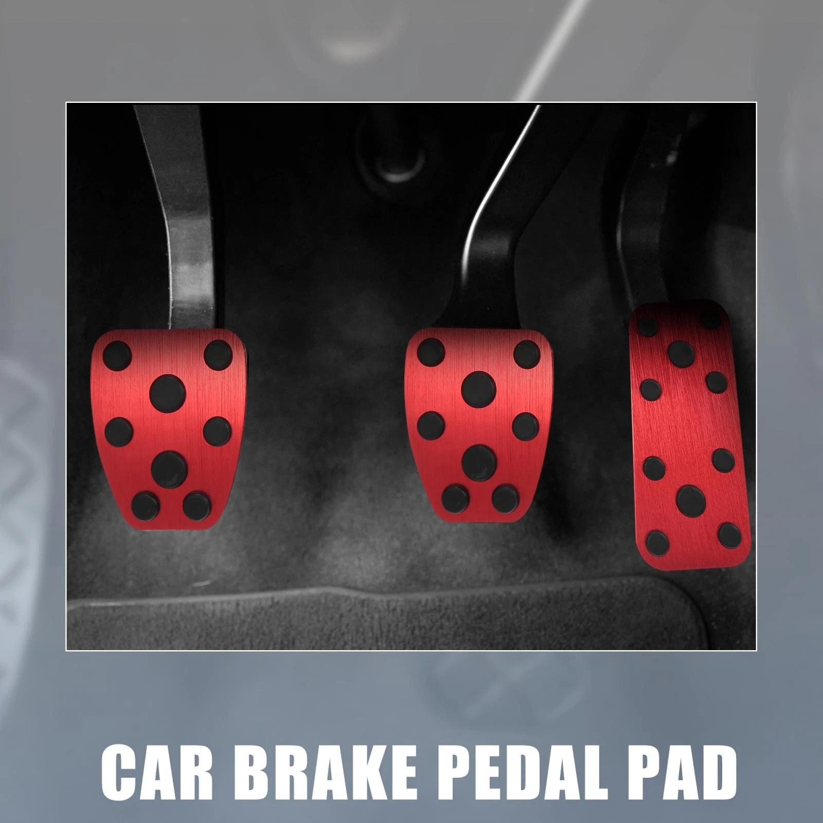 Foot Pedal Pads Gas Brake Clutch Cover Kit for Subaru Impreza Forester 