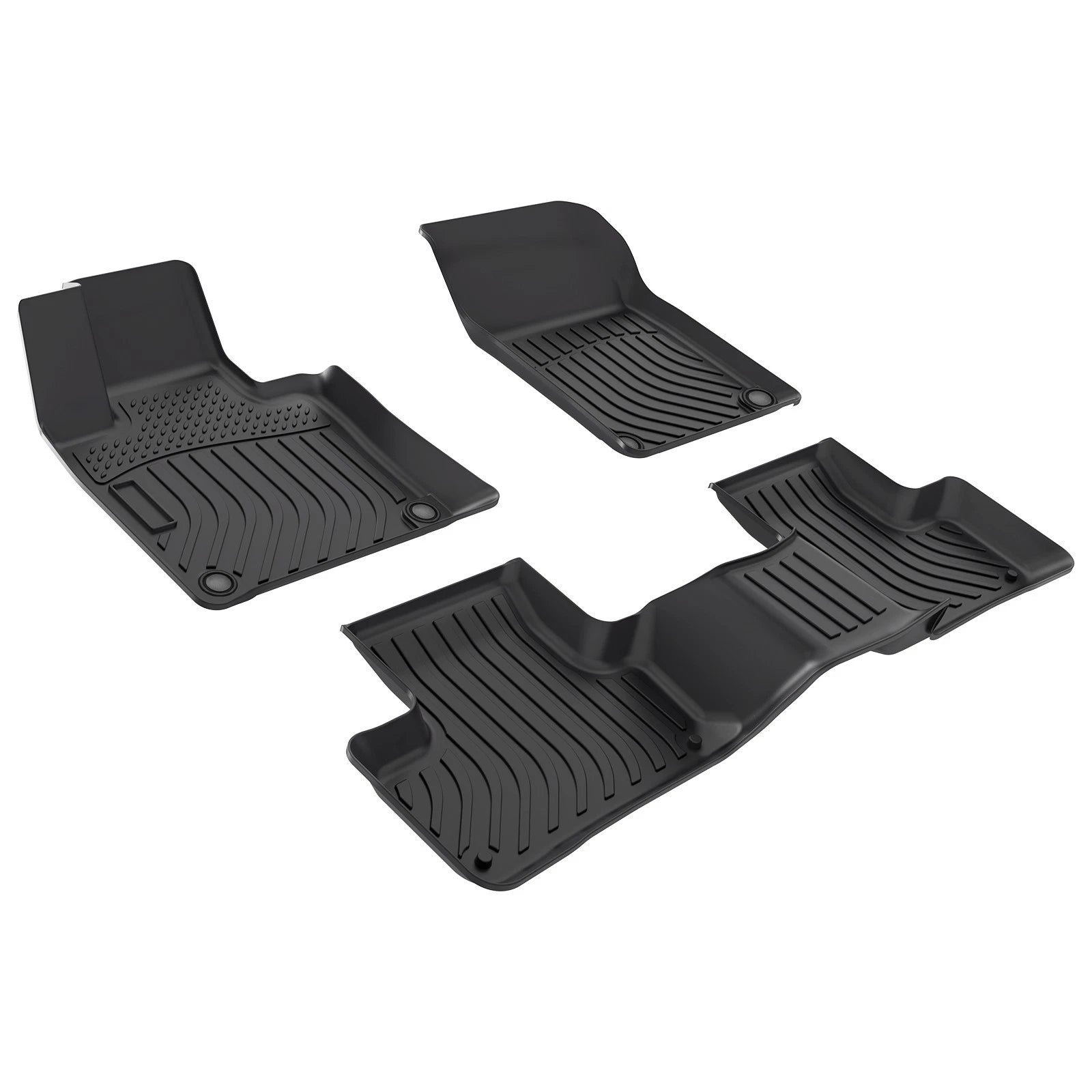 Set of 2 TPE Rubber All Weather Floor Mats for Volvo XC60 (2018–2025)