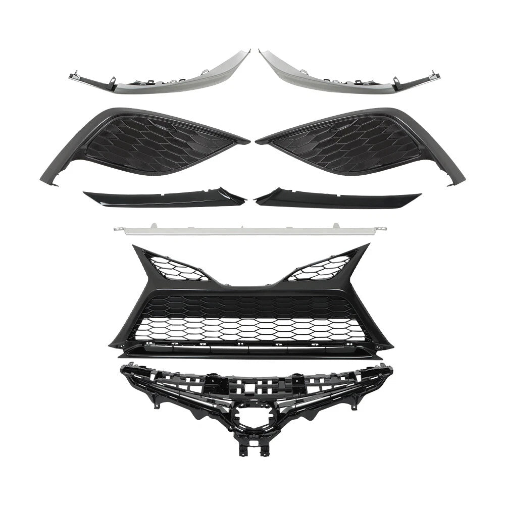Set of 9 Plastic Grille Center Mesh Kit for Camry (2021–2023)