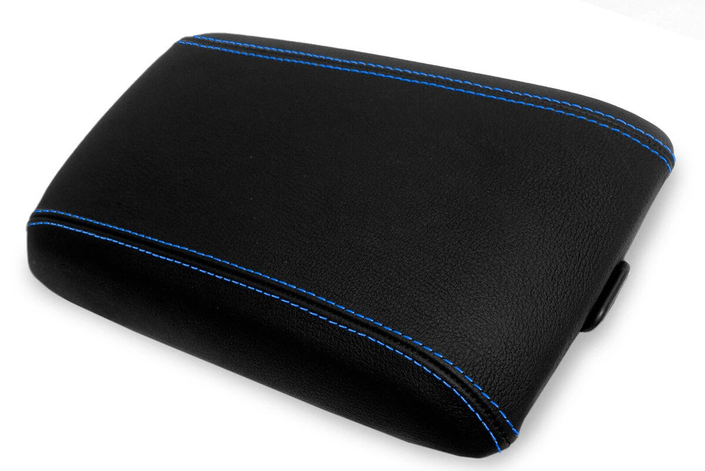 Console Lid Pull Over Armrest Cover for Pontiac GTO (2004–2006) Blue Stitch