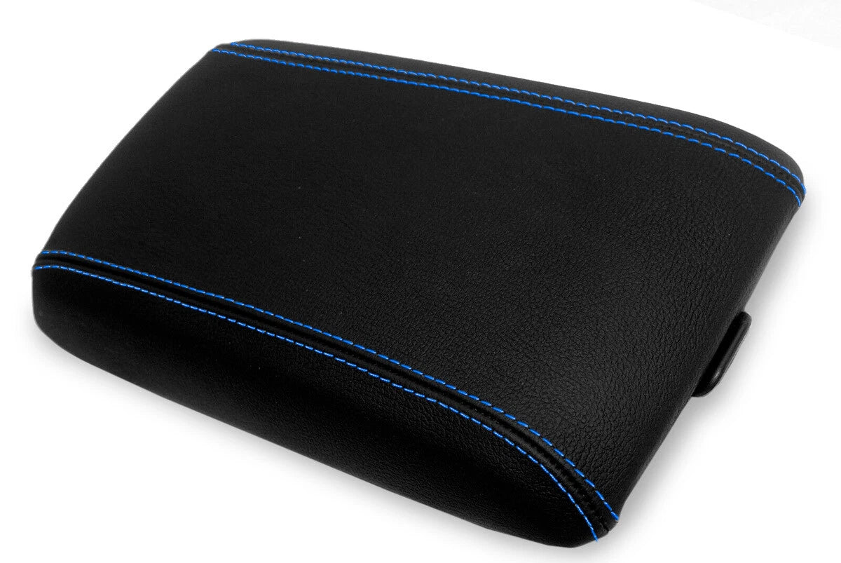 Console Lid Pull Over Armrest Cover for Pontiac GTO (2004–2006) Blue Stitch