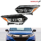 Halogen Headlights with LED DRL Pair for Honda HR-V (2019–2021)