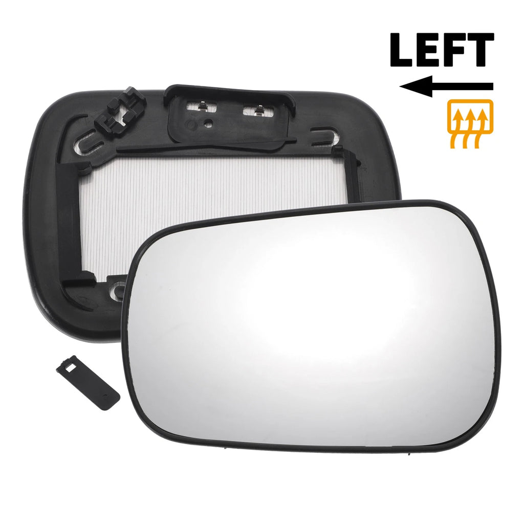 Left Side Heated Convex Mirror Glass for Ford Fiesta Fusion (2011–2018)