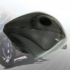 Black Carbon Fiber Fuel Gas Tank Cover for Suzuki Hayabusa GSX1300R (2021–2024)