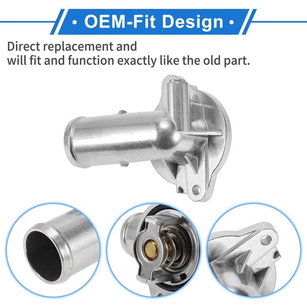 Engine Coolant Thermostat Housing Assembly for Dodge Challenger Charger (2008–2023)